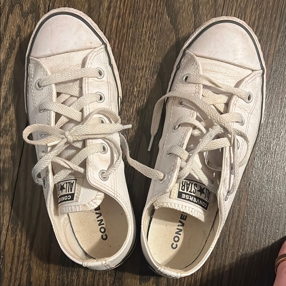 Converse Kids White Sneakers